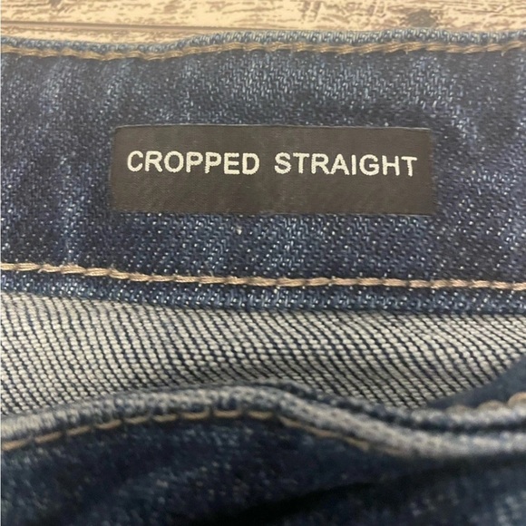 NWOT Judy Blue Straight High Rise Crop Slit Raw Hem Jeans Size 5/27 stretch - Picture 5 of 10